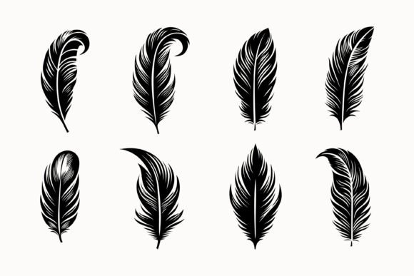 Elegant Feather Logo Embroidery Design Review