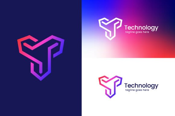 Modern Logo Business Startup Technology – A Graphic Design Asset for Crafters