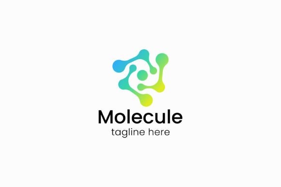 Molecular Science Logo Tech Lab Medical Graphics for Handmade Creations