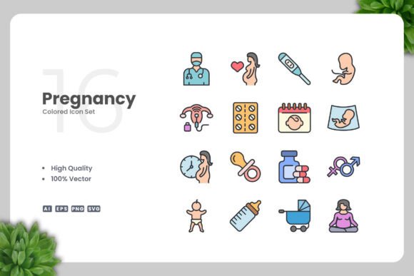 Pregnancy Colored Icons: A Designer’s Practical Review