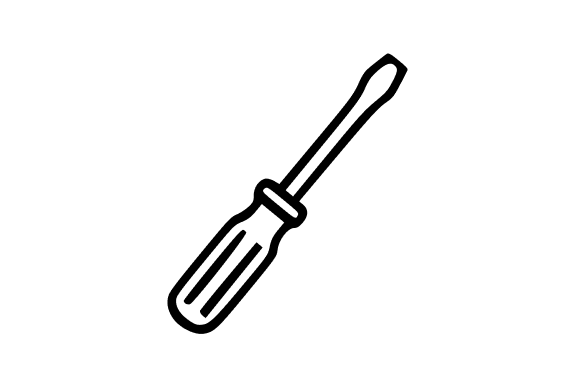 Screwdriver Line Art Clip Art: A Versatile Graphic for Creative Projects