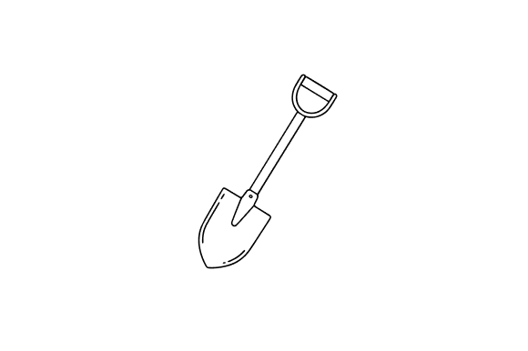 Shovel Clip Art Graphics and Illustrations for Digital Sellers