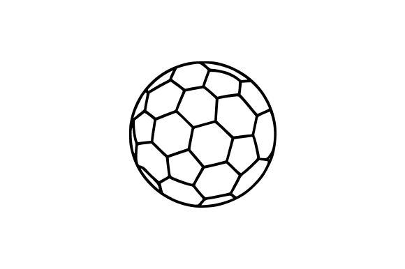 Soccer Ball Line Art Clip Art: Modern Graphics & Illustrations for Designers