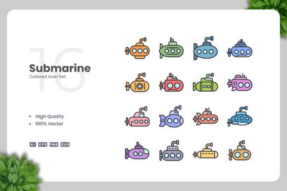 Submarine Colored Icons: A Designer’s Practical Take