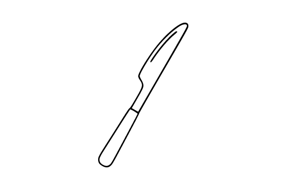 Table Knife Clip Art Graphics and Illustrations Review
